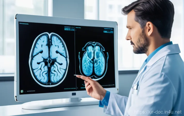 의료 AI 도입과 변화 - **Prompt 1: AI-Powered Medical Diagnosis and Doctor's Assistant**
"A diverse team of doctors, on...